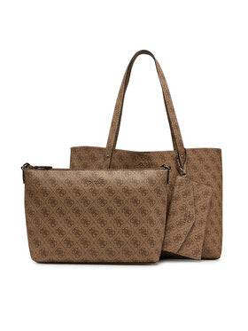 BRENTON TOTE BAG LOGO LATTE