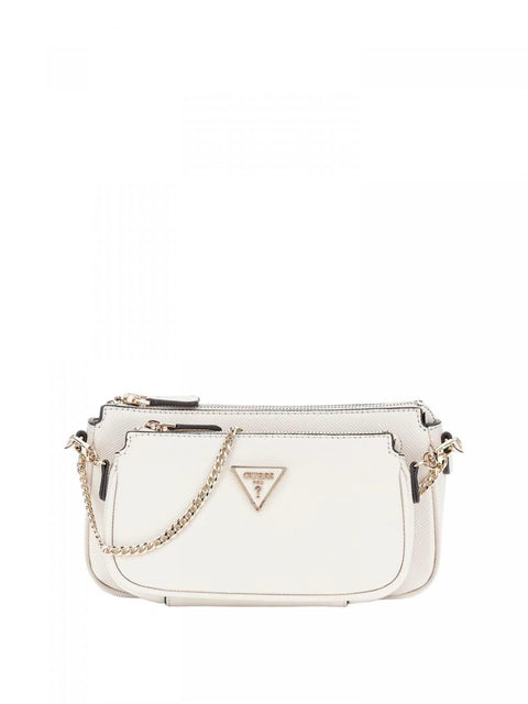 SAC BANDOULIERE DOUBLE NOELLE BONE